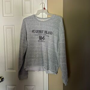 Cropped sweater sweatshirt St. George island beach